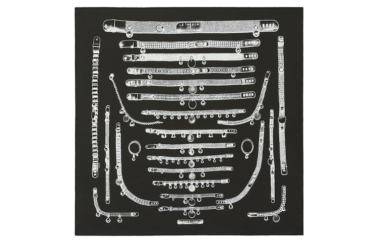 HERMES Шелковый шарф Women's Black, Black
HERMES Шелковый шарф Women's Black, Black