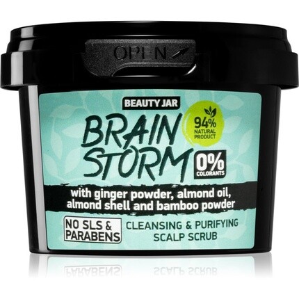 Beauty Jar Brainstorm Скраб деликатный для волос 100 г
Beauty Jar Brainstorm Скраб деликатный для волос 100 г