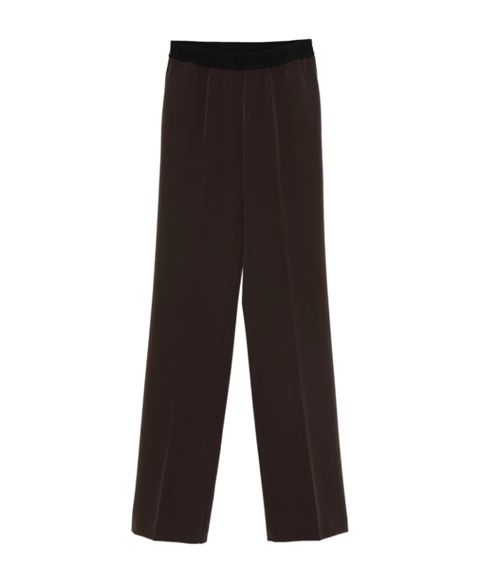 Коричневые брюки с эластичным поясом, прямого кроя. Ermanno Scervino, коричневый
Коричневые брюки с эластичным поясом, прямого кроя. Ermanno Scervino, коричневый