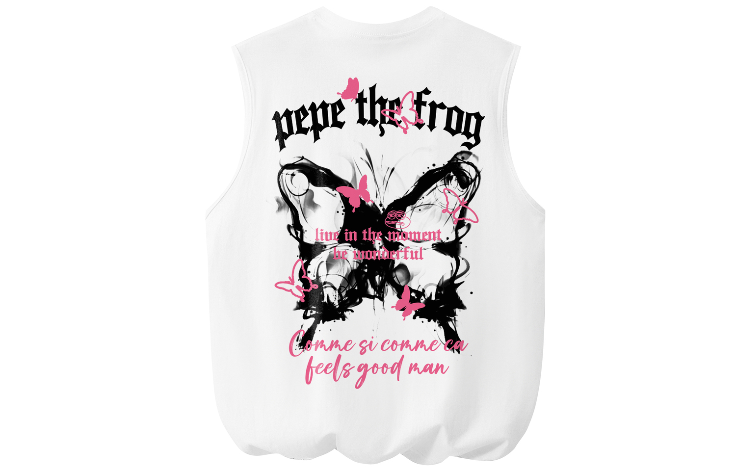 Футболка-майка унисекс Pepe The Frog, горохово-зелёный
Футболка-майка унисекс Pepe The Frog, горохово-зелёный