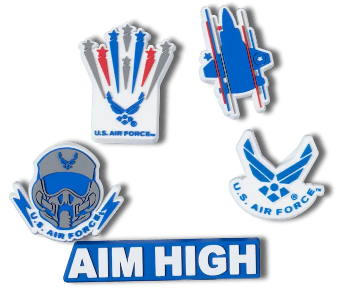 Джиббитсы Armed Forces US Air Force 5Pck Crocs
Джиббитсы Armed Forces US Air Force 5Pck Crocs
