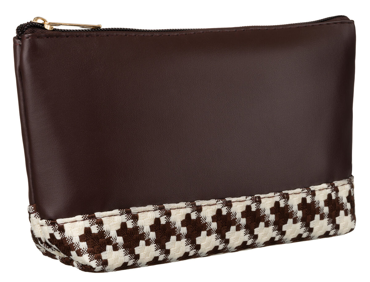 Женская косметичка Rovicky из экокожи, молния "гусиные лапки", дорожный косметичка, темно-коричневый
Женская косметичка Rovicky из экокожи, молния "гусиные лапки", дорожный косметичка, темно-коричневый