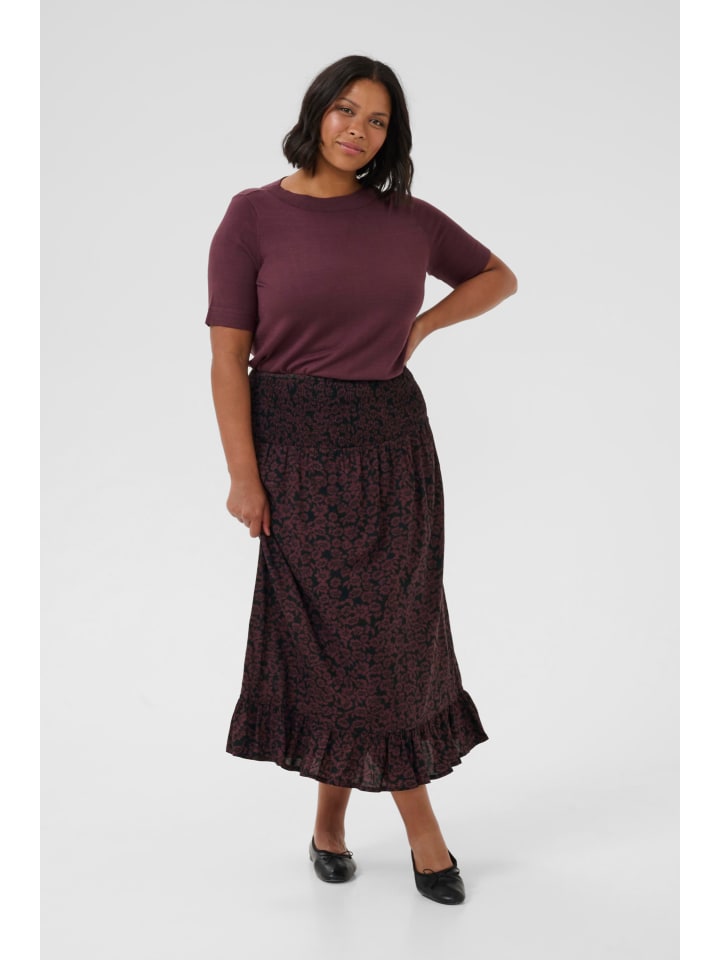 KAFFE curve Юбка KCbella А-образного силуэта, цвет Fudge/Black Flower Print
KAFFE curve Юбка KCbella А-образного силуэта, цвет Fudge/Black Flower Print