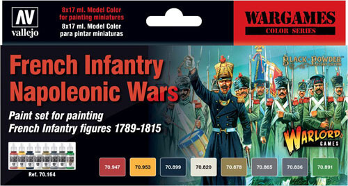 Миниатюра Vallejo Vallejo Model Color Set: French Infantry Napoleonic Wars 1789-1815 (17ml)
Миниатюра Vallejo Vallejo Model Color Set: French Infantry Napoleonic Wars 1789-1815 (17ml)