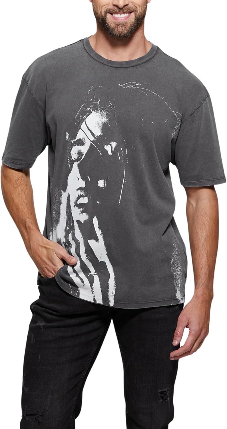 Мужская футболка Guess Eco Late Nights, Phantom Multi
Мужская футболка Guess Eco Late Nights, Phantom Multi