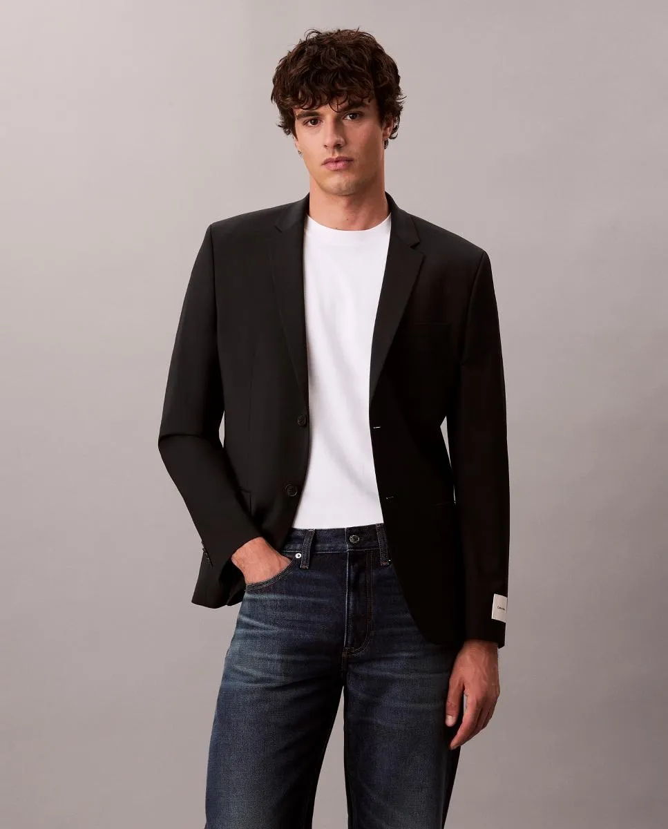 Мужской пиджак из шерсти Calvin Klein, черный
Мужской пиджак из шерсти Calvin Klein, черный