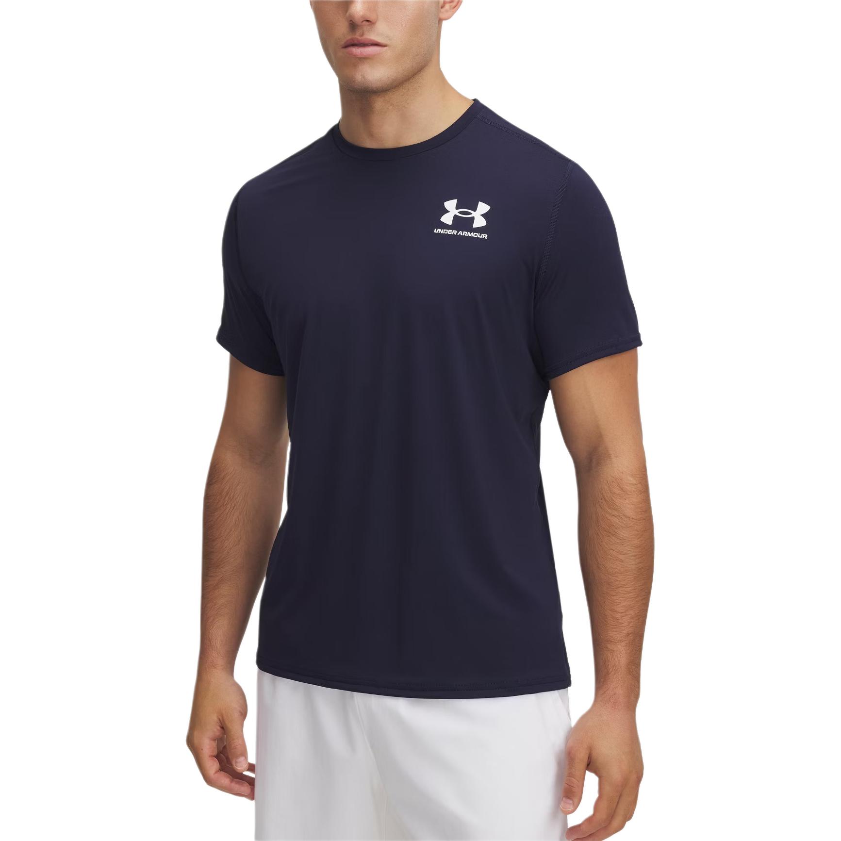 Under Armour Футболка HeatGear мужская Midnight Marine Blue/White, Белый, Under Armour Футболка HeatGear мужская Midnight Marine Blue/White
Under Armour Футболка HeatGear мужская Midnight Marine Blue/White, Белый, Under Armour Футболка HeatGear мужская Midnight Marine Blue/White