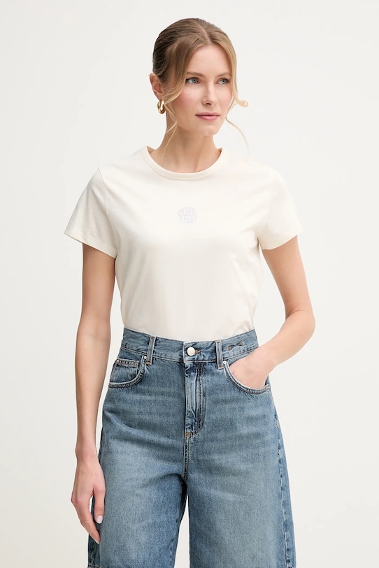 Хлопковая футболка Boss, бежевый
Хлопковая футболка Boss, бежевый