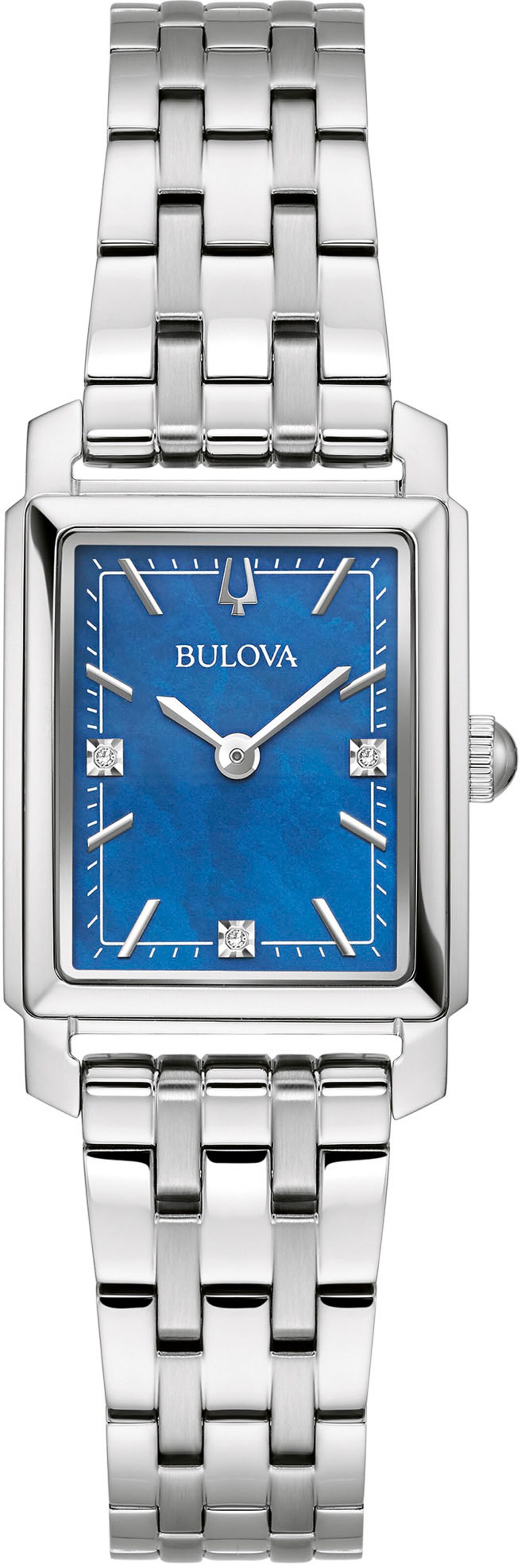 Bulova Серебряные аналоговые часы
Bulova Серебряные аналоговые часы