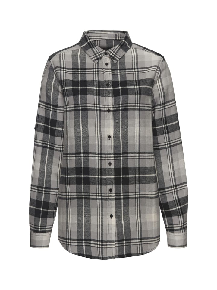 Блузка-рубашка в серо-черную клетку Buffalo
Блузка-рубашка в серо-черную клетку Buffalo