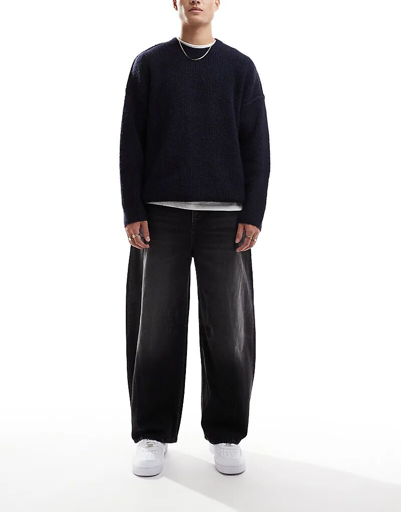 Мешковатые джинсы-баллоны черного цвета Cotton:On 
Мешковатые джинсы-баллоны черного цвета Cotton:On