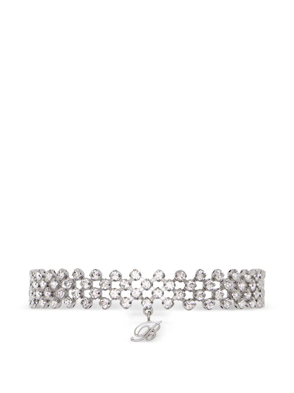 Колье-чокер с подвеской-логотипом Blumarine, серебряный
Колье-чокер с подвеской-логотипом Blumarine, серебряный