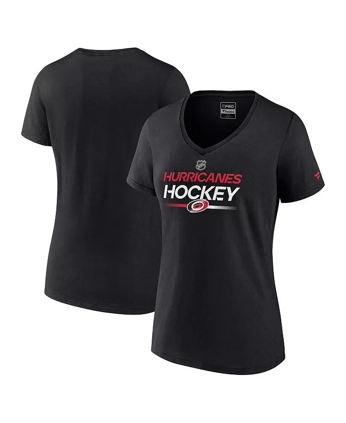 Женская черная футболка Carolina Hurricanes Authentic Pro с V-образным вырезом Fanatics
Женская черная футболка Carolina Hurricanes Authentic Pro с V-образным вырезом Fanatics