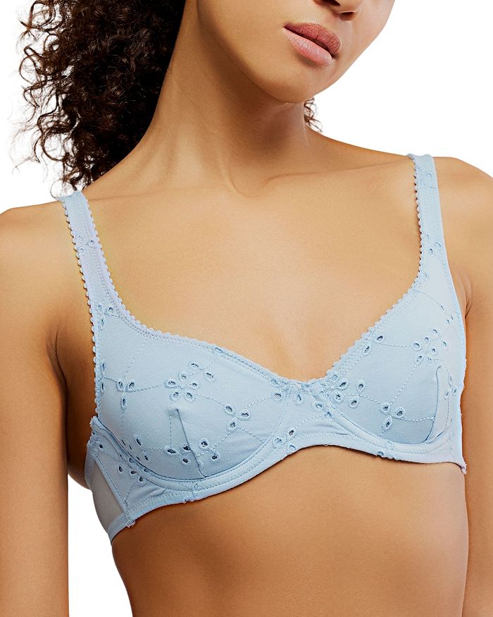 Домашний бюстгальтер с косточками Free People, синий
Домашний бюстгальтер с косточками Free People, синий