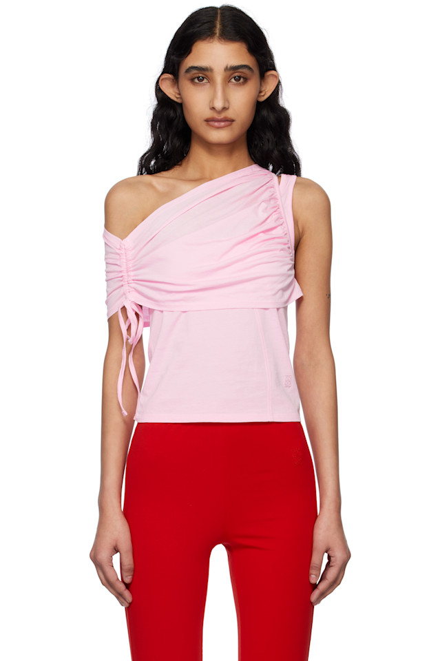 Топ с односторонней сборкой Kijun, розовый
Топ с односторонней сборкой Kijun, розовый