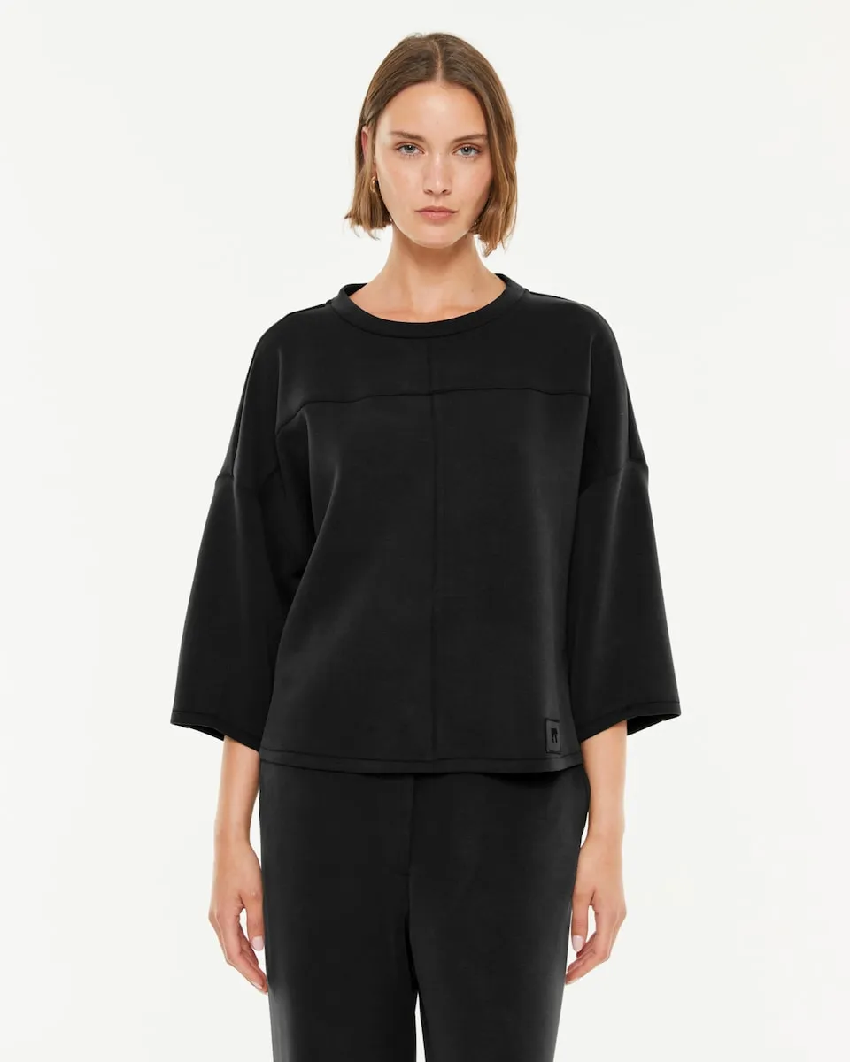 Женская толстовка с круглым вырезом и рукавами три четверти Paz Torras, черный
Женская толстовка с круглым вырезом и рукавами три четверти Paz Torras, черный