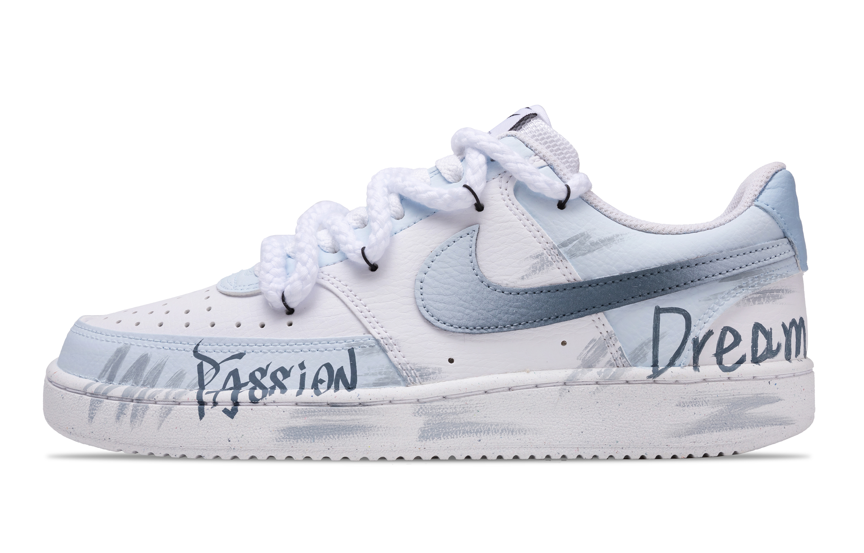 Nike Кроссовки Court Vision с низким верхом, противоскользящие и износостойкие, дышащие, мужские, белые, сине-серые
Nike Кроссовки Court Vision с низким верхом, противоскользящие и износостойкие, дышащие, мужские, белые, сине-серые