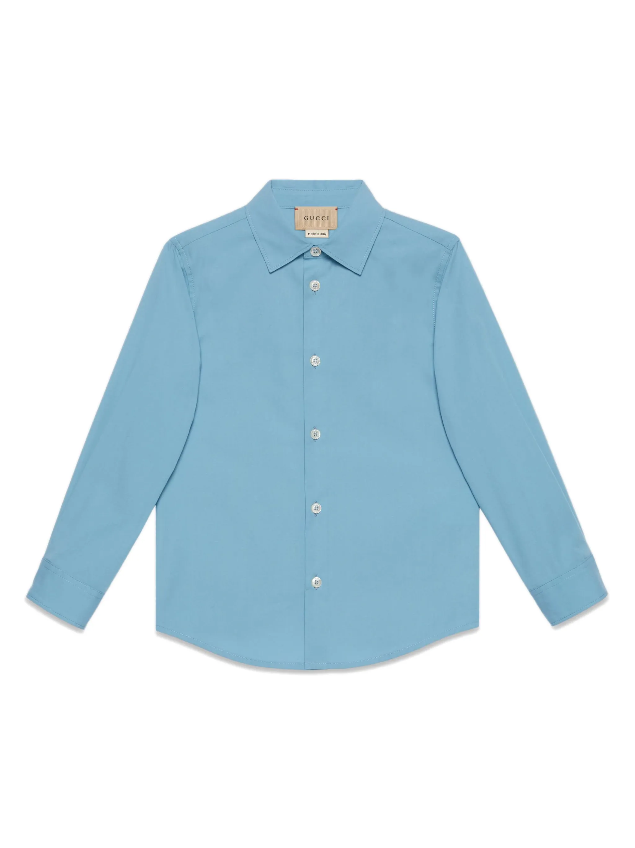 Рубашка с логотипом Interlocking G Gucci Kids, синий
Рубашка с логотипом Interlocking G Gucci Kids, синий