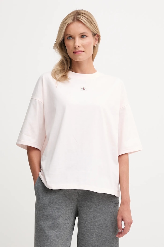 Хлопковая футболка Calvin Klein Jeans, розовый
Хлопковая футболка Calvin Klein Jeans, розовый