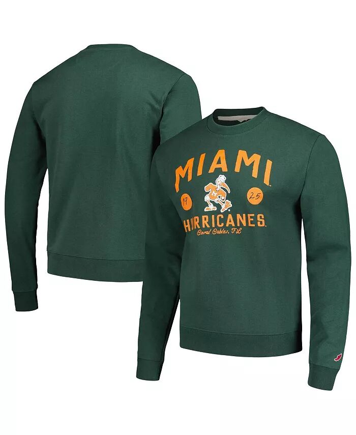Мужская зеленая состаренная толстовка-пуловер Bendy Arch Essential Miami Hurricanes League Collegiate Wear
Мужская зеленая состаренная толстовка-пуловер Bendy Arch Essential Miami Hurricanes League Collegiate Wear