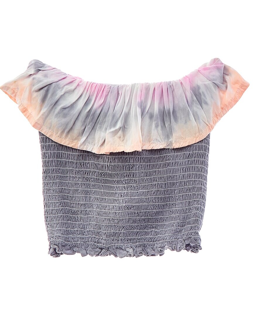 Топ Vintage Havana со сборками, мультиколор
Топ Vintage Havana со сборками, мультиколор