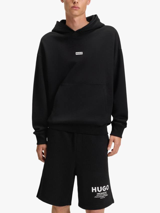 Худи HUGO с логотипом из хлопка и резины HUGO BOSS, Black
Худи HUGO с логотипом из хлопка и резины HUGO BOSS, Black