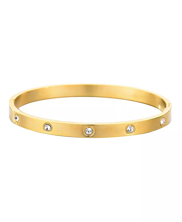 Браслет-Манжета с кристаллами вечности, устойчивый к потускнению и позолоченный Adornia, gold
Браслет-Манжета с кристаллами вечности, устойчивый к потускнению и позолоченный Adornia, gold