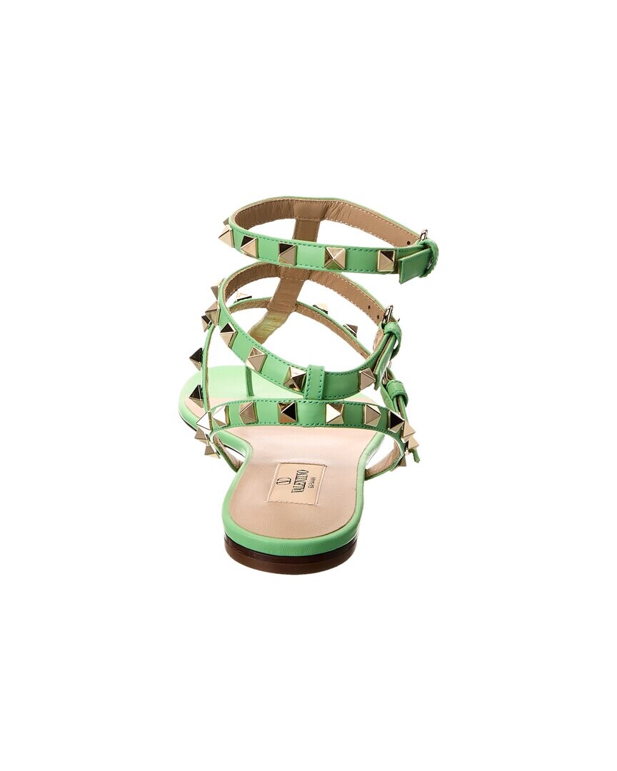 Кожаные сандалии Valentino Rockstud с ремешком на щиколотке, зеленый
Кожаные сандалии Valentino Rockstud с ремешком на щиколотке, зеленый