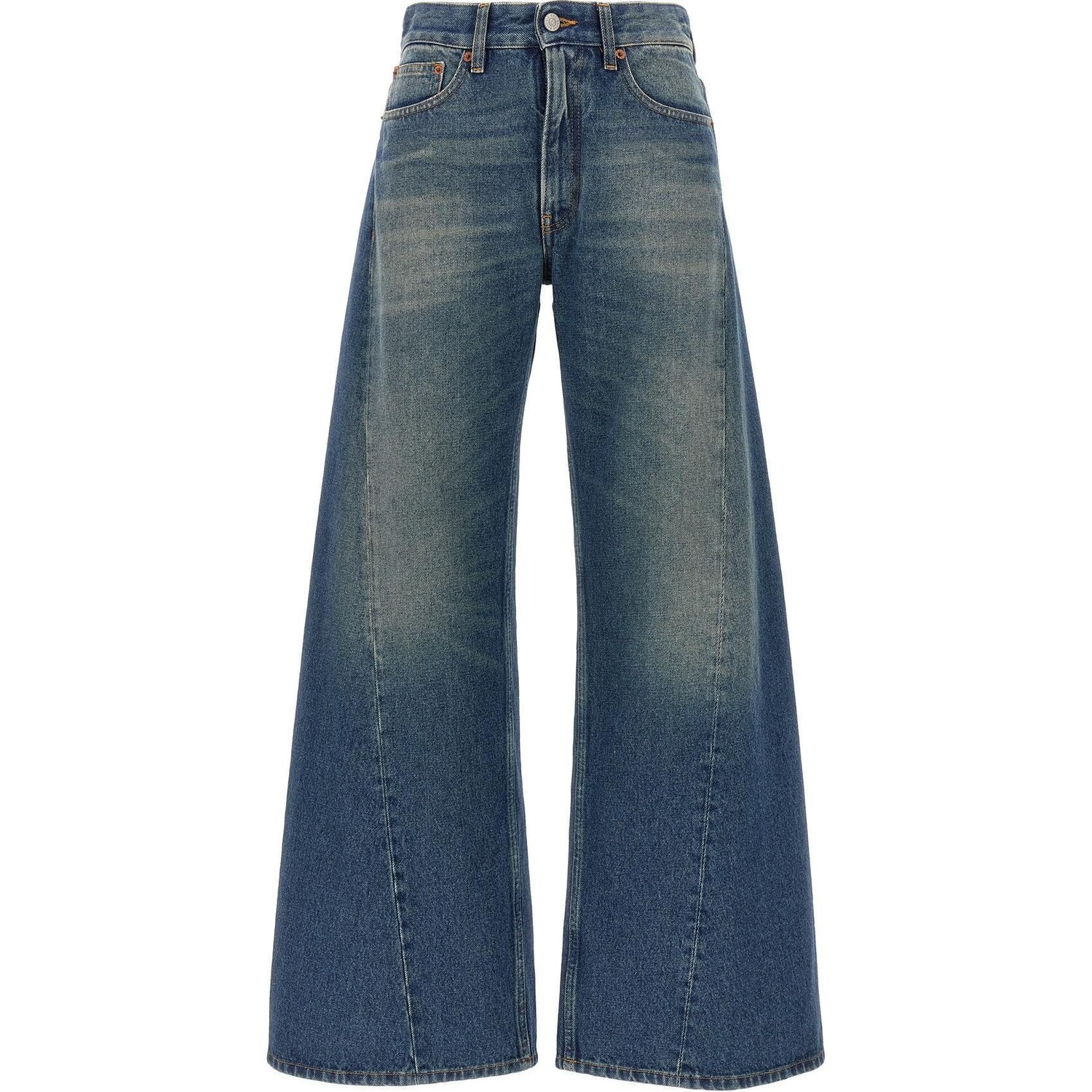 Джинсы женские Mm6 Maison Margiela с широкими штанинами, синий
Джинсы женские Mm6 Maison Margiela с широкими штанинами, синий