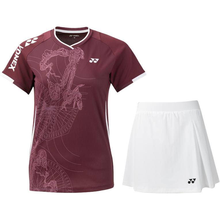 YONEX Повседневный костюм для женщин: комплект одежды Dark Brown топ + White низ
YONEX Повседневный костюм для женщин: комплект одежды Dark Brown топ + White низ