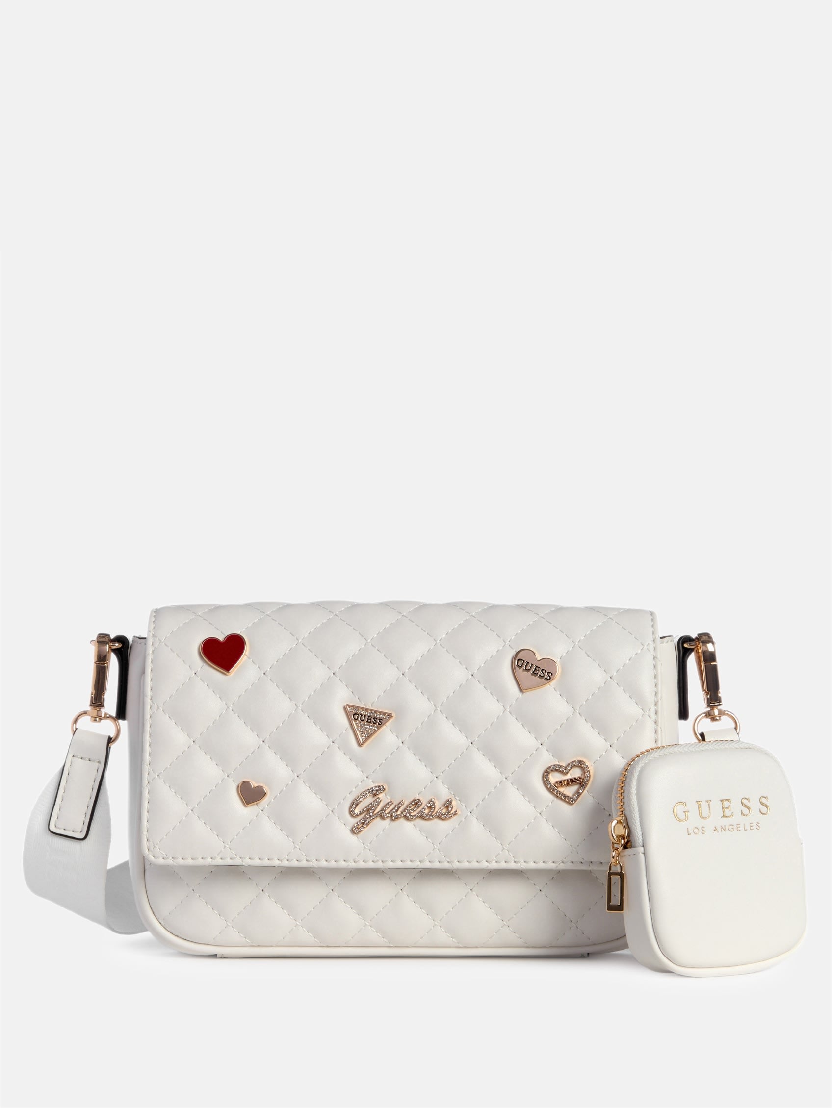 Стеганая сумка через плечо с подвеской-логотипом Lawthorn Guess Factory, белый
Стеганая сумка через плечо с подвеской-логотипом Lawthorn Guess Factory, белый