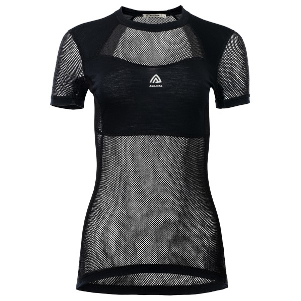 Женская легкая футболка из шерстяной сетки - мериносовая рубашка Aclima, черный
Женская легкая футболка из шерстяной сетки - мериносовая рубашка Aclima, черный
