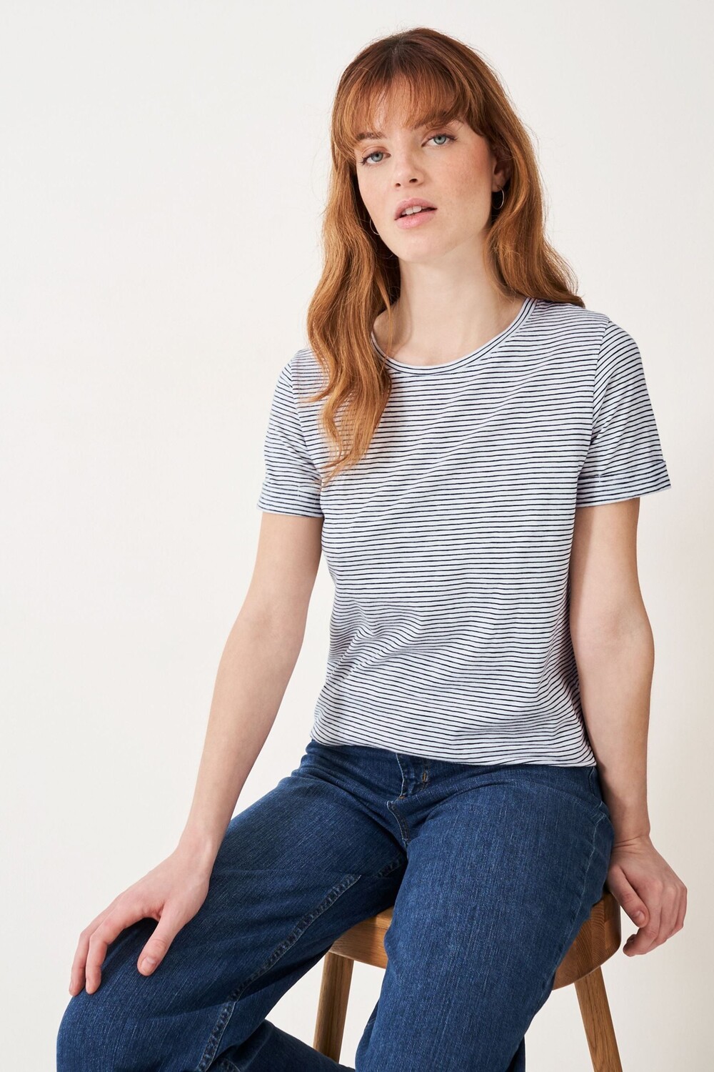 Crew Clothing Идеальная полосатая футболка с круглым вырезом и неравномерным переплетением Crew Clothing Company, синий
Crew Clothing Идеальная полосатая футболка с круглым вырезом и неравномерным переплетением Crew Clothing Company, синий