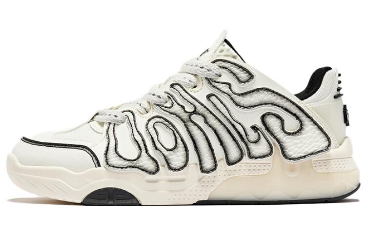 Кеды, скейтборд обувь женская низкая белый/черный Qiaodan 
Кеды, скейтборд обувь женская низкая белый/черный Qiaodan