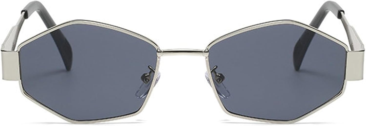 Солнцезащитные очки Willochra в стиле ретро с шестиугольной оправой для женщин и мужчин, модные геометрические очки в металлической оправе, винтажные очки 90-х годов F25, Silver Black
Солнцезащитные очки Willochra в стиле ретро с шестиугольной оправой для женщин и мужчин, модные геометрические очки в металлической оправе, винтажные очки 90-х годов F25, Silver Black