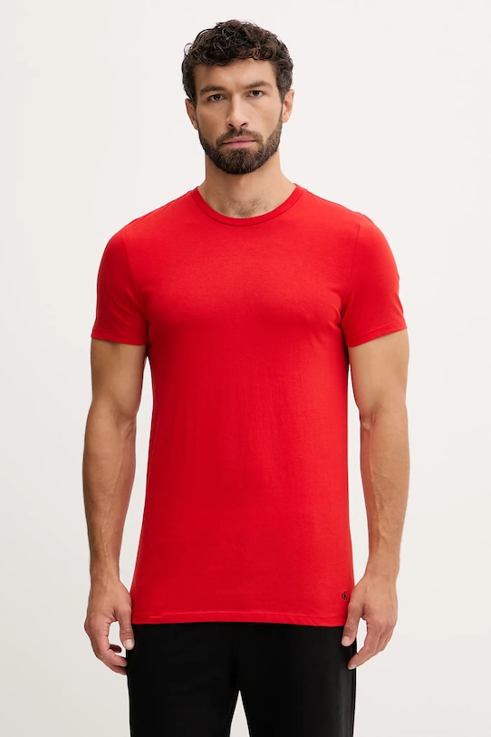 Хлопковая футболка для отдыха, упаковка из 3 шт. Calvin Klein Underwear, красный
Хлопковая футболка для отдыха, упаковка из 3 шт. Calvin Klein Underwear, красный