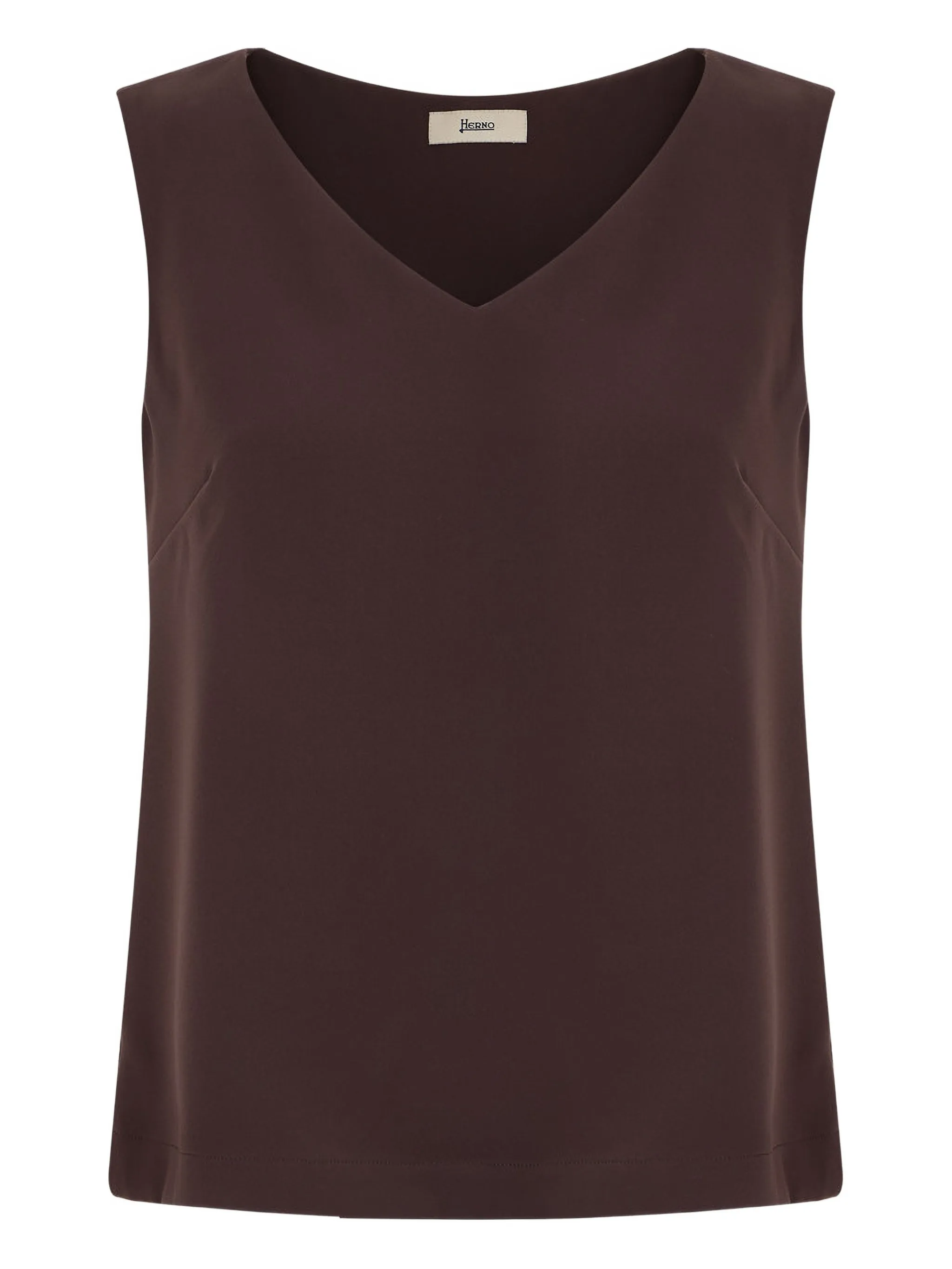 Топ Resort с V-образным вырезом Herno, коричневый
Топ Resort с V-образным вырезом Herno, коричневый