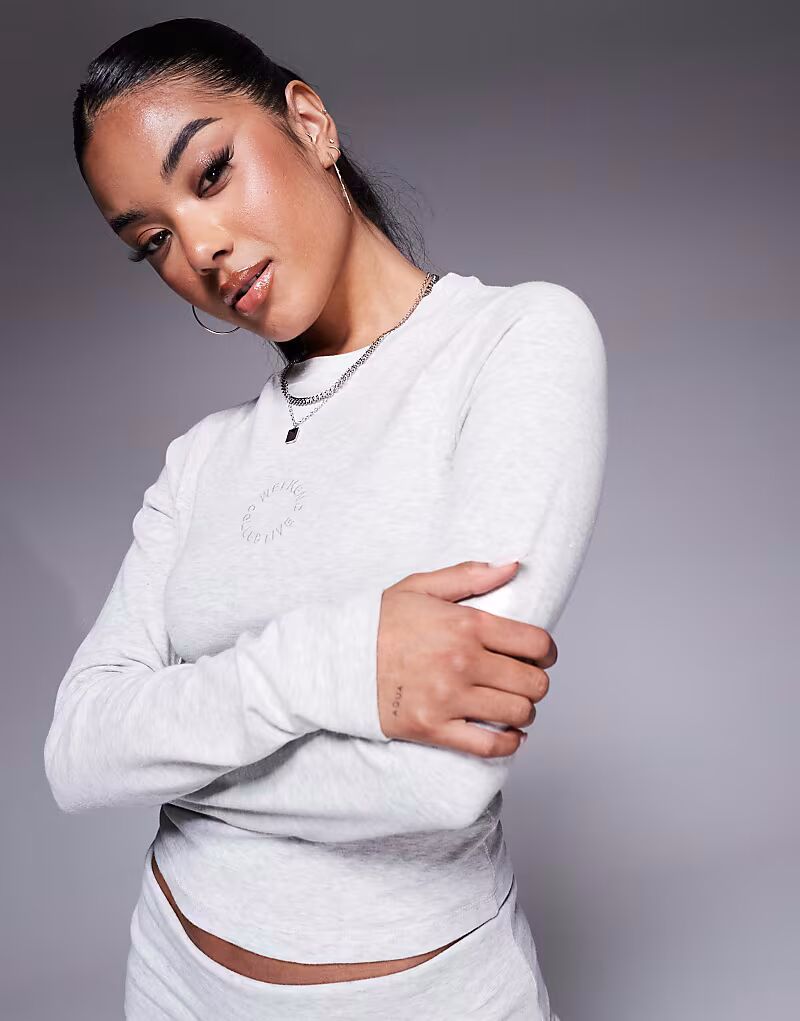 Ребристый топ Weekend Collective Coord с длинными рукавами и круглым логотипом Asos Weekend Collective, серый
Ребристый топ Weekend Collective Coord с длинными рукавами и круглым логотипом Asos Weekend Collective, серый