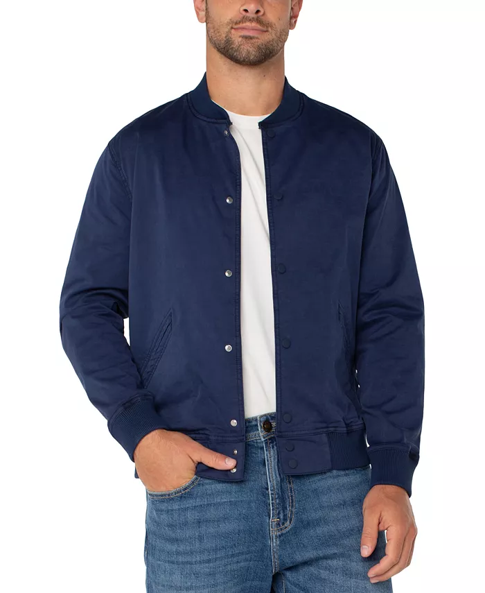 Мужская бомбер на молнии Liverpool Los Angeles, синий
Мужская бомбер на молнии Liverpool Los Angeles, синий