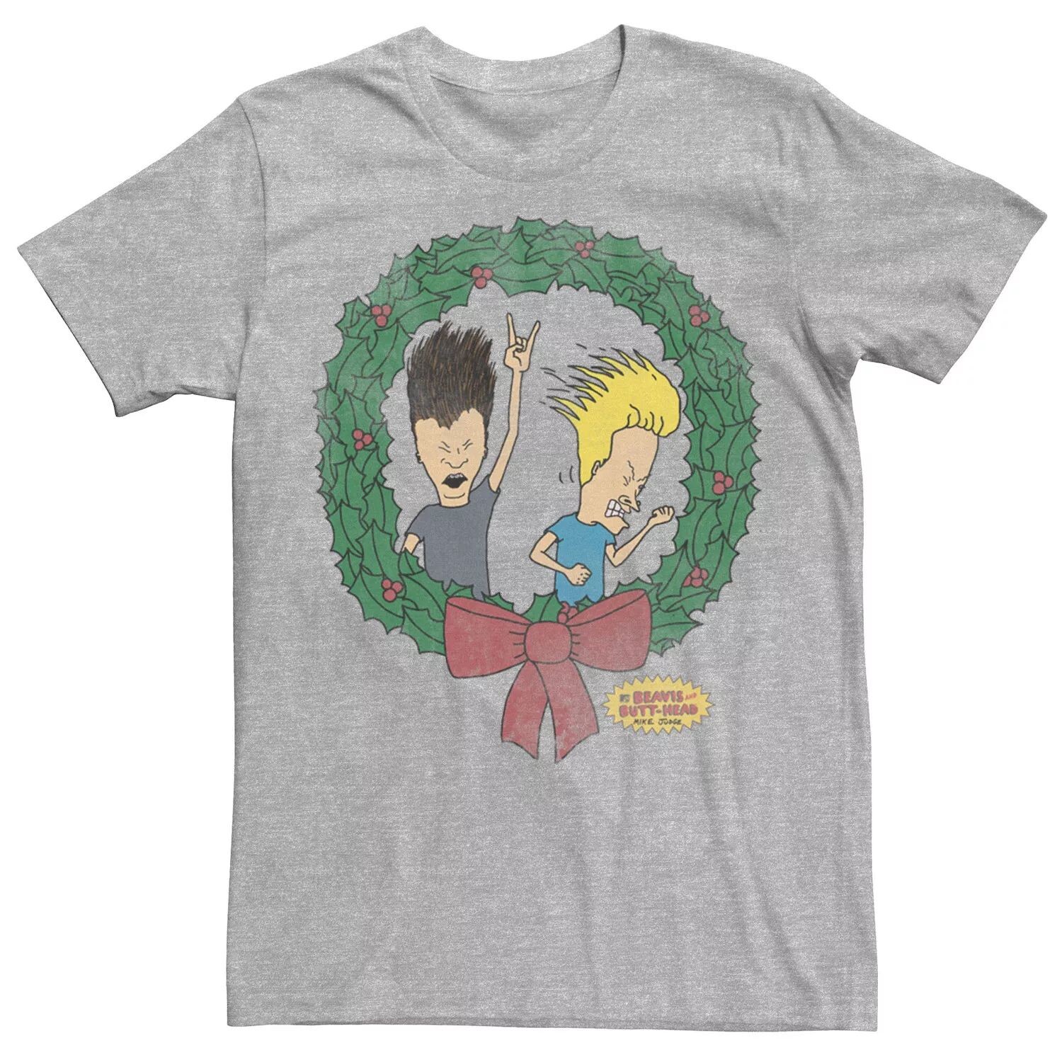 Мужская футболка с рождественским венком Beavis And Butthead Licensed Character
Мужская футболка с рождественским венком Beavis And Butthead Licensed Character