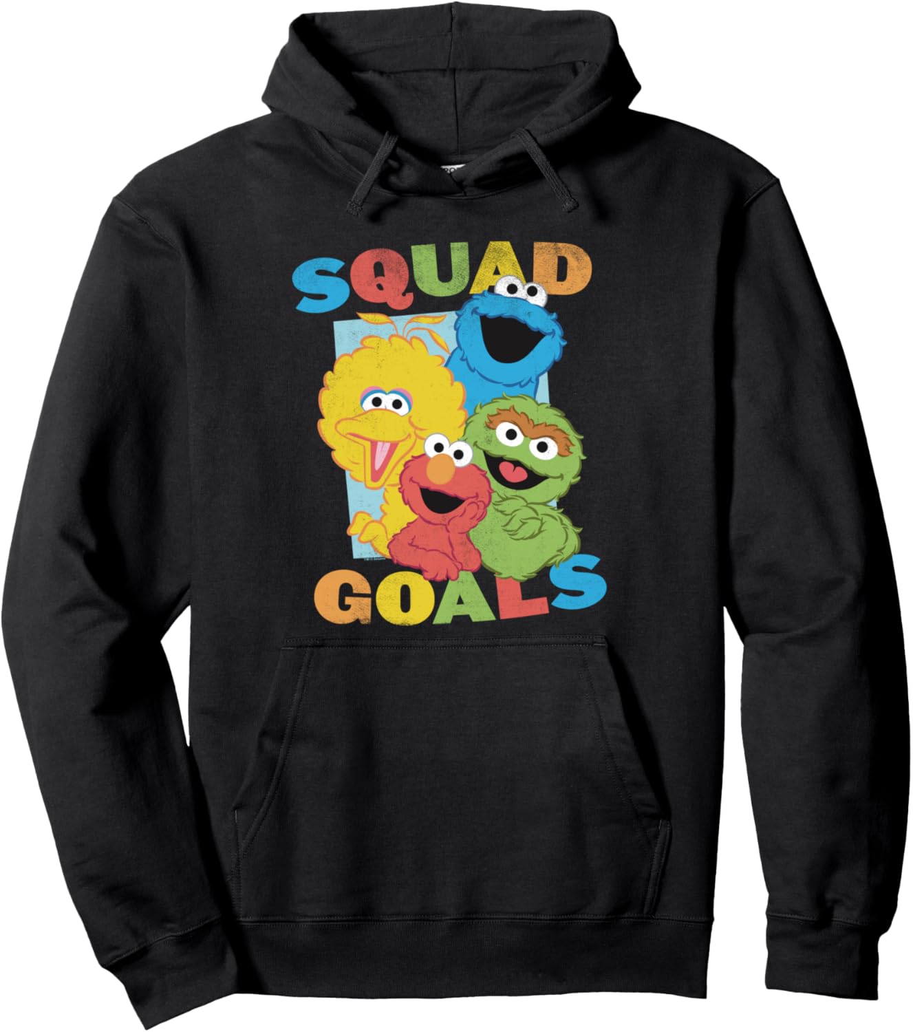 Худи Sesame Street Squad Goals, черный
Худи Sesame Street Squad Goals, черный