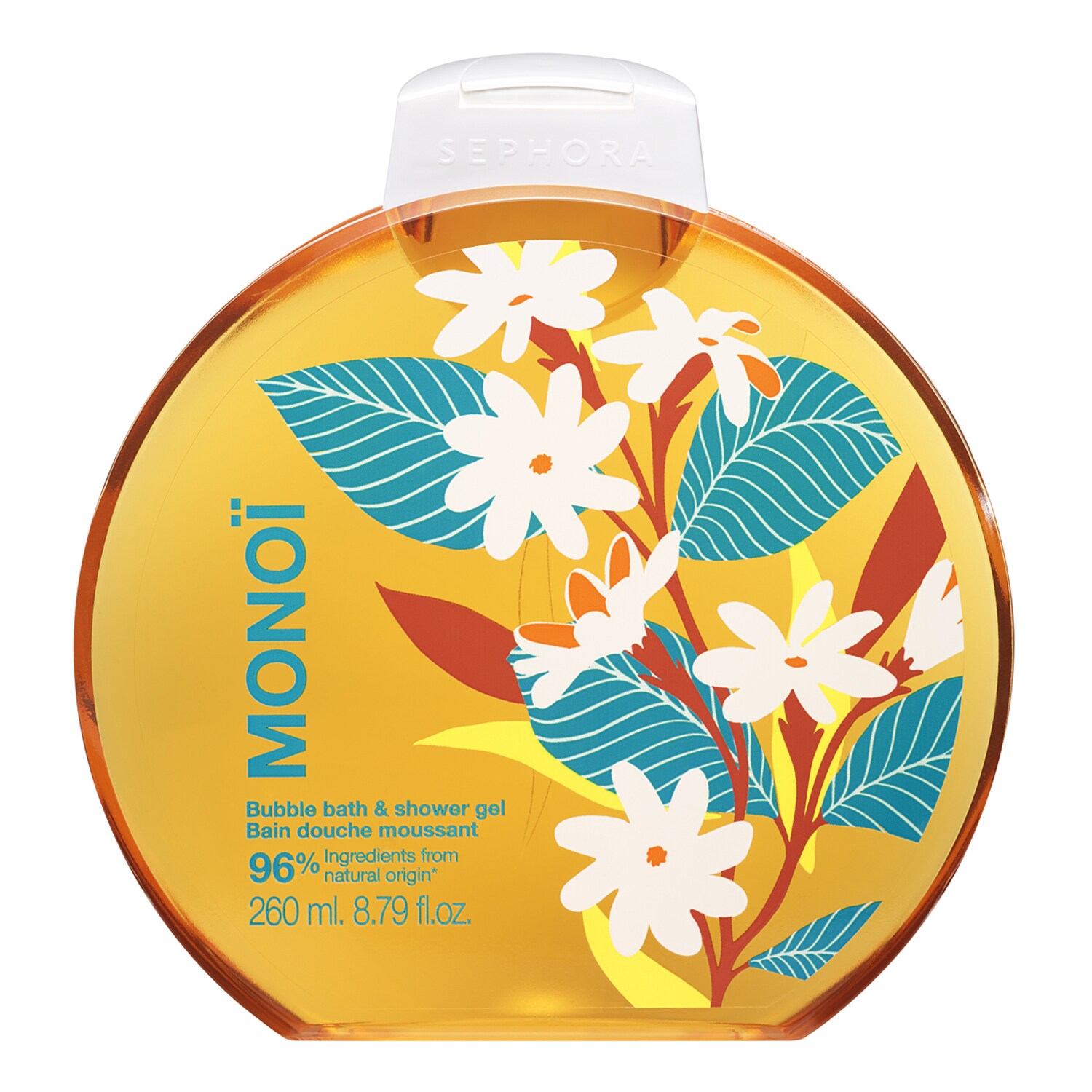 Гель для душа на основе арганового масла, кокосового масла и экстракта цветков вишни. Argan bubble bath & shower gel Sephora Collection, Monoi (260 ml)
Гель для душа на основе арганового масла, кокосового масла и экстракта цветков вишни. Argan bubble bath & shower gel Sephora Collection, Monoi (260 ml)