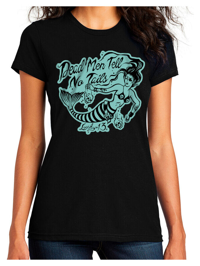 Женская футболка Dead Men Lucky 13, черный
Женская футболка Dead Men Lucky 13, черный