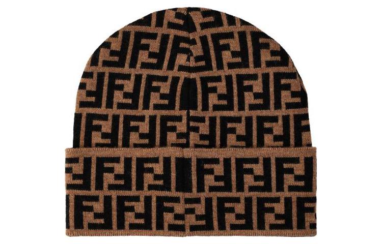 FENDI Шерстяная шапка-бини для женщин, коричневая
FENDI Шерстяная шапка-бини для женщин, коричневая