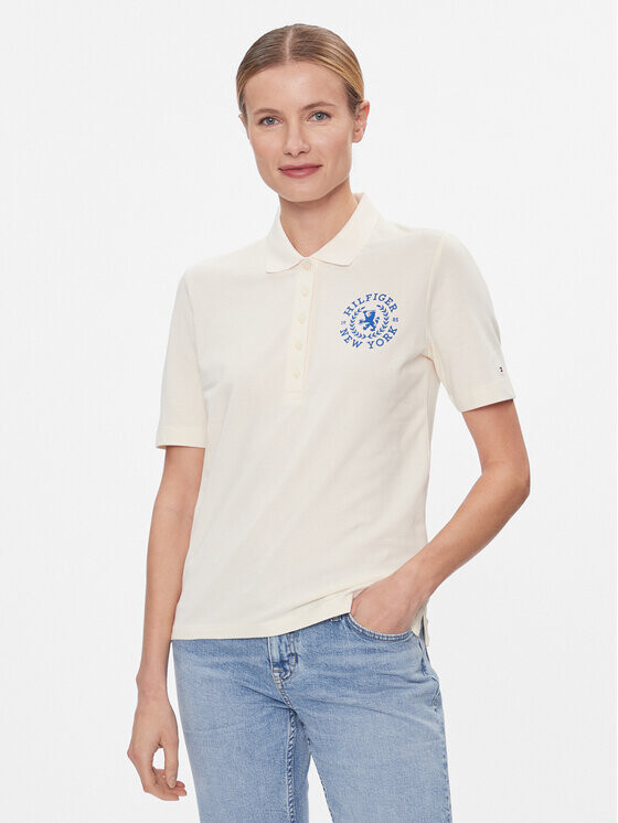 Рубашка поло стандартного кроя Tommy Hilfiger, экрю
Рубашка поло стандартного кроя Tommy Hilfiger, экрю