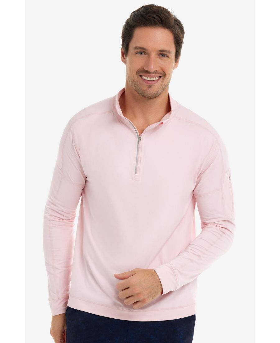 Мужская солнцезащитная футболка с защитой от солнца UPF 50+ и имитацией молнии BloqUV, Tickle me pink
Мужская солнцезащитная футболка с защитой от солнца UPF 50+ и имитацией молнии BloqUV, Tickle me pink