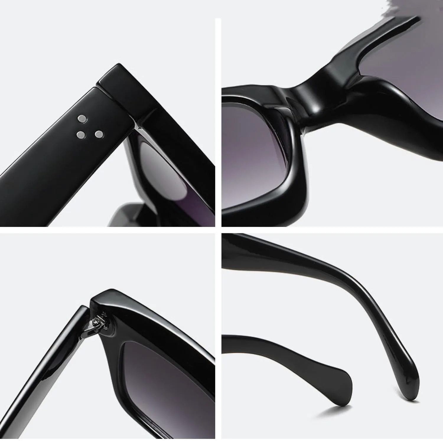 Модные женские солнцезащитные очки в стиле ретро с прозрачным градиентом, мужские солнцезащитные очки с защитой от УФ-излучения UV400 TOIPASTN, Black Clear
Модные женские солнцезащитные очки в стиле ретро с прозрачным градиентом, мужские солнцезащитные очки с защитой от УФ-излучения UV400 TOIPASTN, Black Clear