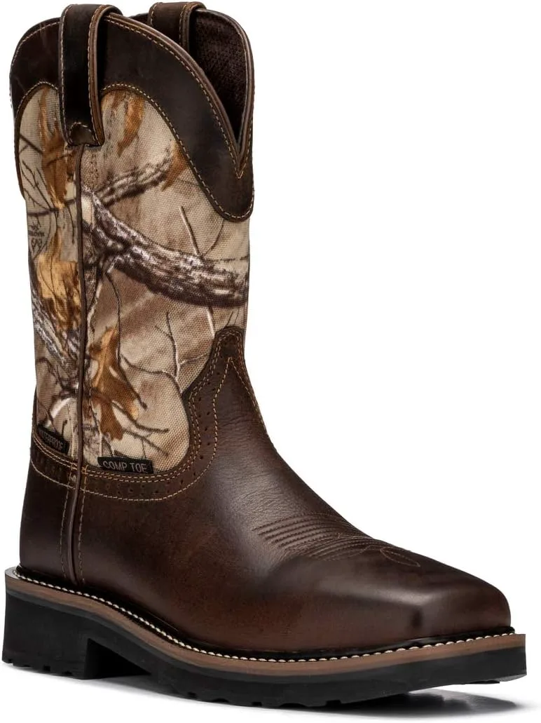 Мужские рабочие ботинки Golden Fox 11 с водонепроницаемым квадратным носком, композитным/мягким носком, ботинки ASTM на молнии, темно-коричневый
Мужские рабочие ботинки Golden Fox 11 с водонепроницаемым квадратным носком, композитным/мягким носком, ботинки ASTM на молнии, темно-коричневый