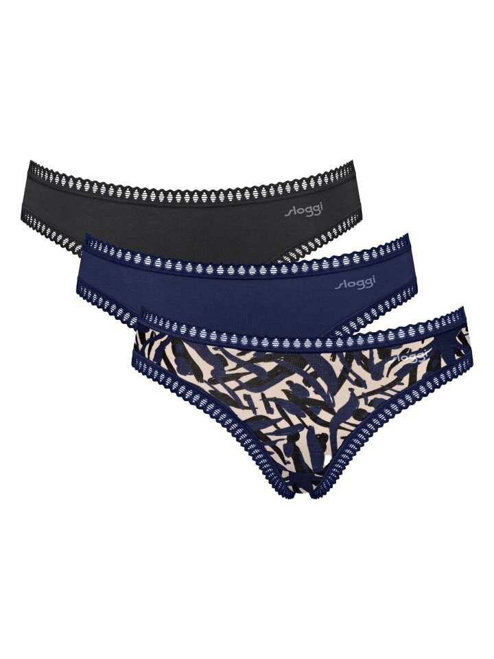 Трусы Sloggi Slip 3er Pack, синий
Трусы Sloggi Slip 3er Pack, синий