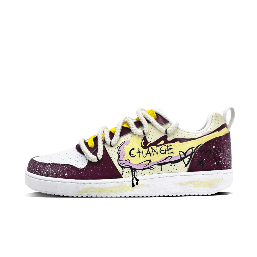 Nike Кроссовки для скейтборда Court Borough с противоскользящим покрытием, износостойкие, мужские, красные, желтые
Nike Кроссовки для скейтборда Court Borough с противоскользящим покрытием, износостойкие, мужские, красные, желтые